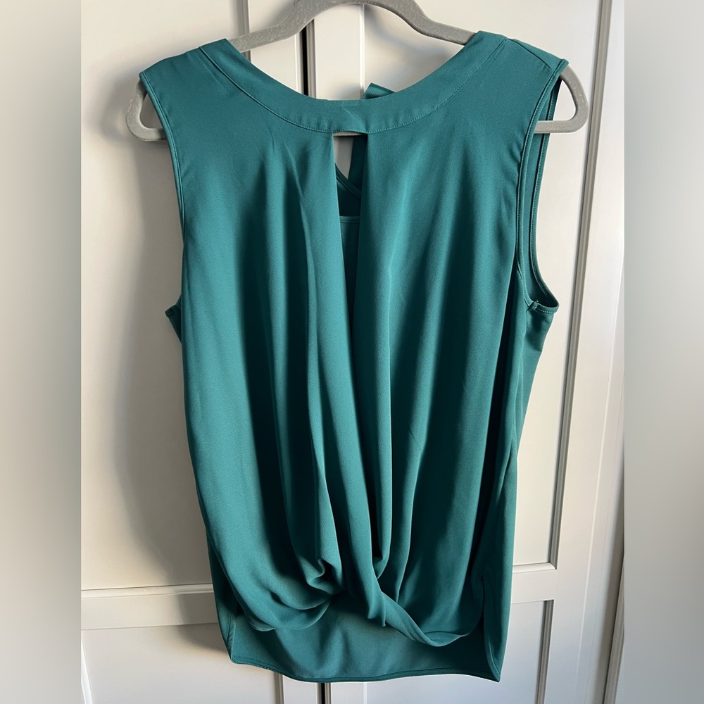 41‎ Hawthorn Teal Sleeveless Blouse